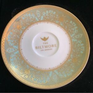 Biltmore Hotel Los Angeles Exclusive Commemorate Bone China Saucer Plate #15